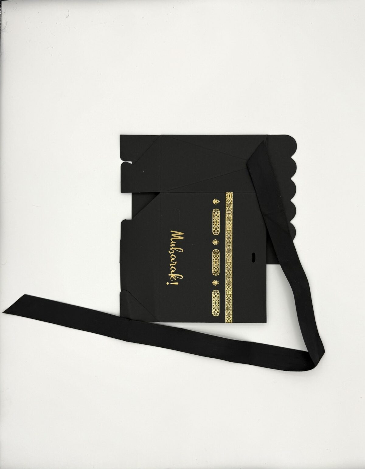 Mubarak dadeldoosje met Kaaba-print (per 4)