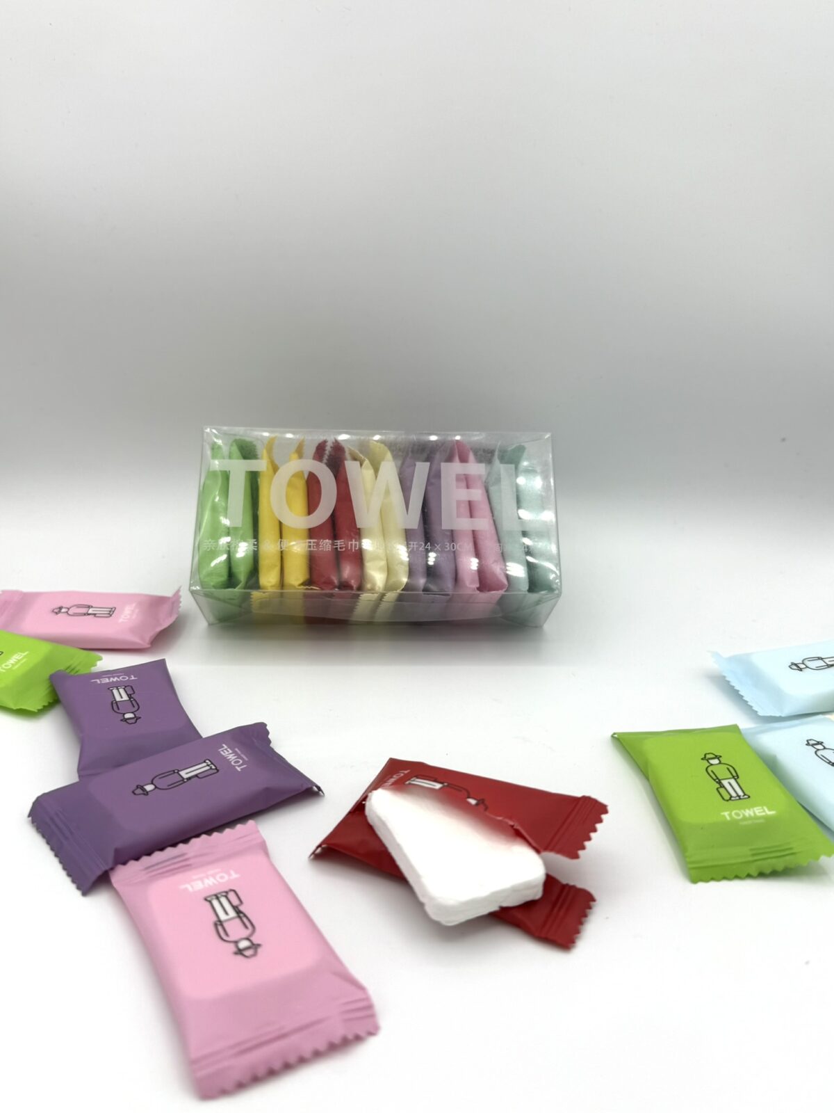 Gecomprimeerde handoekjes