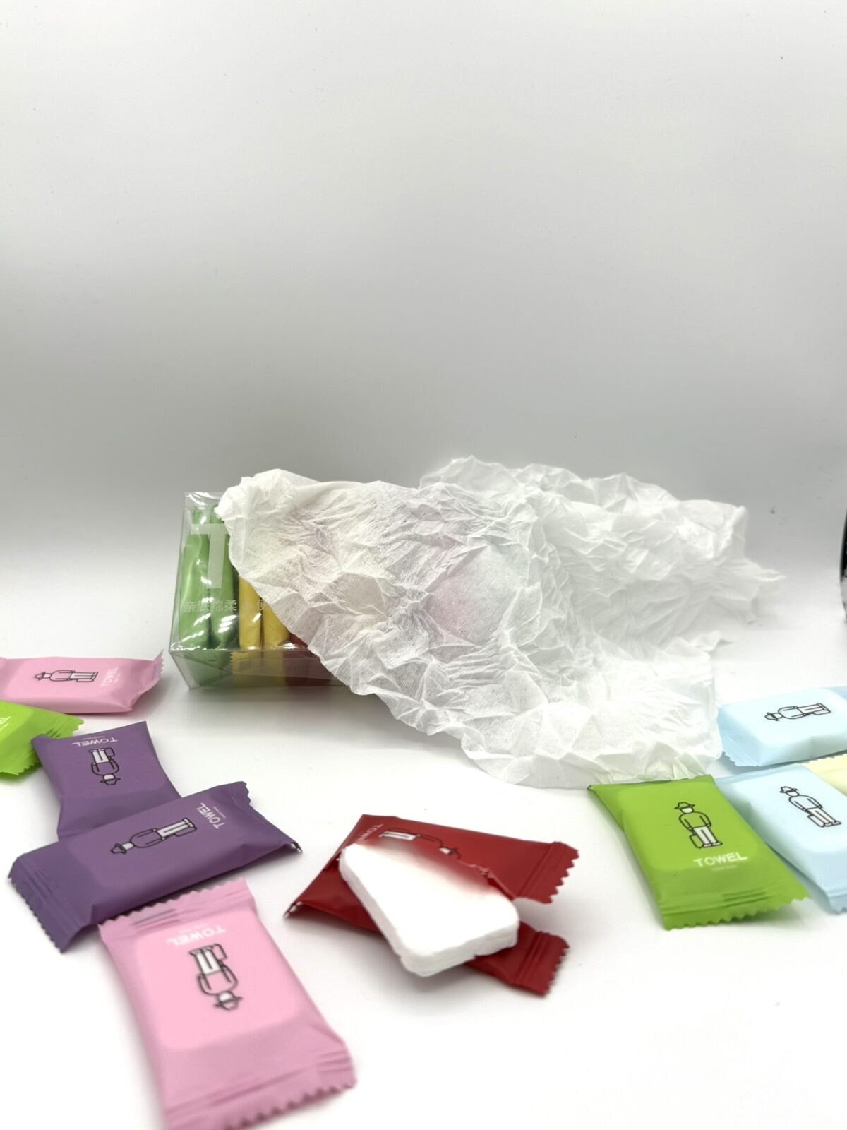 Gecomprimeerde handoekjes