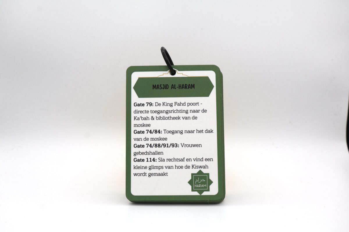 De Mekka-Medina gids incl. keycord met quick-release clipje
