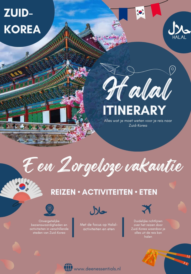 Halal reisplan Itinerary Zuid-Korea