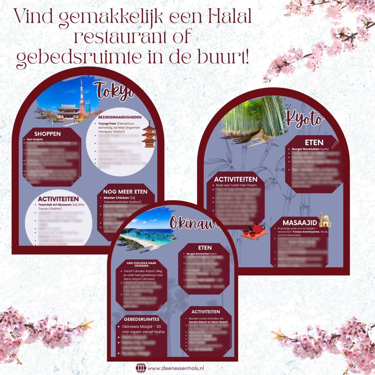 Halal Itinerary Japan | Reisplan | Moslims | Tokyo| Kyoto | Osaka | Hiroshima | Mount Fuji | Fukuoka | Okinawa